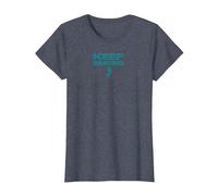 Amateur de danse motivant Keep Dancing Foot T-Shirt, Femme, Bleu Chiné, 3XL