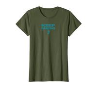Amateur de danse motivant Keep Dancing Foot T-Shirt, Femme, Olive, 3XL