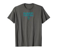 Amateur de danse motivant Keep Dancing Foot T-Shirt, Homme, Asphalte, 3XL