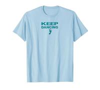 Amateur de danse motivant Keep Dancing Foot T-Shirt, Homme, Bleu Céleste, 3XL