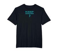 Amateur de danse motivant Keep Dancing Foot T-Shirt, Homme Grandes tailles, Noir, 3X Tall