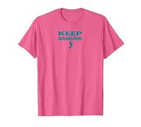 Amateur de danse motivant Keep Dancing Foot T-Shirt, Homme, Rose chiné, 3XL