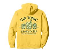 Amateur de gin à Cocktails Vintage Social Club Sweat à Capuche