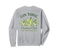 Amateur de gin à Cocktails Vintage Social Club Sweatshirt