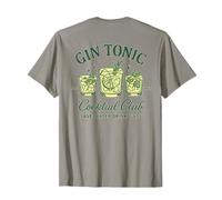 Amateur de gin à Cocktails Vintage Social Club T-Shirt