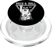 Amateur de Guitares Rock and Roll Cool Dog PopSockets PopGrip pour MagSafe
