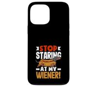 Amateur de Hot Dogs, arrête de Regarder ma Wiener Coque pour iPhone 13 Pro Max