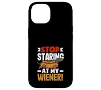Amateur de Hot Dogs, arrête de Regarder ma Wiener Coque pour iPhone 14