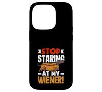 Amateur de Hot Dogs, arrête de Regarder ma Wiener Coque pour iPhone 14 Pro