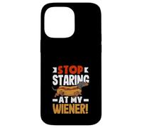 Amateur de Hot Dogs, arrête de Regarder ma Wiener Coque pour iPhone 14 Pro Max