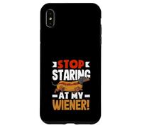 Amateur de Hot Dogs, arrête de Regarder ma Wiener Coque pour iPhone XS Max