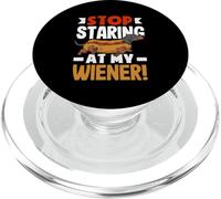 Amateur de Hot Dogs, arrête de Regarder ma Wiener PopSockets PopGrip pour MagSafe