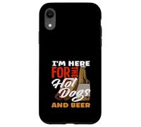Amateur de Hot Dogs, Ici pour Les Hot Dogs et la bière Coque pour iPhone XR