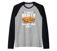 Amateur de hot dogs, j'aime vraiment les hot dogs Ok Manche Raglan