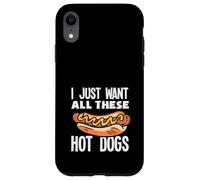 Amateur de hot dogs, je veux juste tous ces hot dogs Coque pour iPhone XR