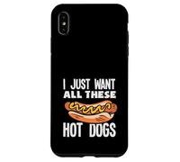 Amateur de hot dogs, je veux juste tous ces hot dogs Coque pour iPhone XS Max