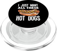 Amateur de hot dogs, je veux juste tous ces hot dogs PopSockets PopGrip pour MagSafe