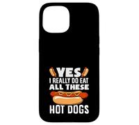 Amateur de hot dogs, oui, je les mange vraiment tous Coque pour iPhone 15