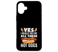 Amateur de hot dogs, oui, je les mange vraiment tous Coque pour iPhone 16 Plus