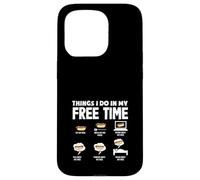 Amateur de Hot Dogs : Temps Libre, Eat Talk Dream Coque pour iPhone 15 Pro