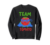 Amateur de légumes végétariens de Team Tomato Vegan Power Superhero Sweatshirt