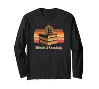 Amateur de livres Bitcoin Art Smart Bitcoin Reader Study Bitcoin Manche Longue