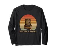 Amateur de livres Bitcoin Art Smart Bitcoin Reader Study Bitcoin Manche Longue