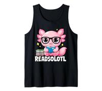Amateur de Livres Readsolotl Axolotl Lecture Insolite Drôle Rat de bibliothèque Débardeur