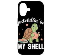 Amateur de Livres sur Les Tortues Just Chillin in My Shell Coque pour iPhone 17