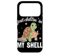 Amateur de Livres sur Les Tortues Just Chillin in My Shell Coque pour iPhone 17 Pro