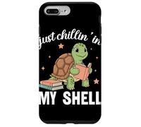 Amateur de Livres sur Les Tortues Just Chillin in My Shell Coque pour iPhone 7 Plus/8 Plus