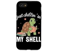Amateur de Livres sur Les Tortues Just Chillin in My Shell Coque pour iPhone SE (2020) / 7/8