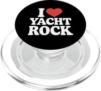 Amateur de Musique Funny I Heart Yacht Rock Saying PopSockets PopGrip pour MagSafe