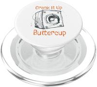 Amateur de Musique Sarcastique Crank it up Buttercup PopSockets PopGrip pour MagSafe
