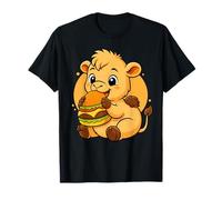 Amateur de Nourriture pour Animaux Kawaii avec Un Hamburger Mangeant Un Chameau T-Shirt