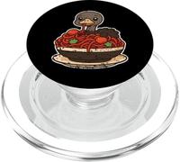 Amateur de pâtes Spaghetti d'autruche Mignon PopSockets PopGrip pour MagSafe