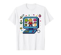 Amateur De Pixel Art Espace Createur Sprite Sheet Fan Studio T-Shirt