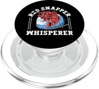 Amateur de Poissons Red Snapper Whisperer PopSockets PopGrip pour MagSafe