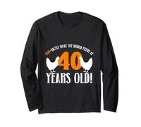 Amateur de Poulet pour 40e Anniversaire 40 Ans Manche Longue