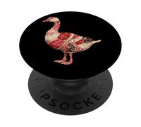 Amateur de Quilting Rustique Country Patchwork Goose PopSockets PopGrip Adhésif