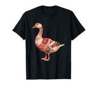 Amateur de Quilting Rustique Country Patchwork Goose T-Shirt