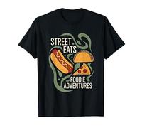 Amateur de Street Food Hot Dog Pizza Nachos Street Eats T-Shirt