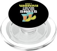 Amateur de Tequila Qui boit, ne Vous inquiétez Pas, J'Ai Pris Mes Deux Shots PopSockets PopGrip pour MagSafe