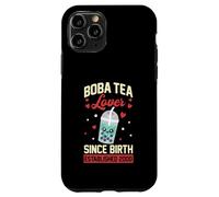 Amateur de thé Boba Depuis sa Naissance, Anniversaire de Naissance de Boba en 2000 Coque pour iPhone 11 Pro