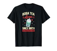 Amateur de thé Boba Depuis sa Naissance, fondé en 1980, Anniversaire de Boba T-Shirt
