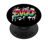 Amateur d'huile d'olive Extra Vierge EVOO Graffiti Style Street Art PopSockets PopGrip Adhésif