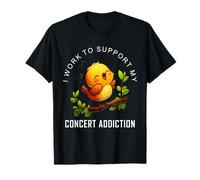Amateurs de Concerts Amusants, Je Travaille pour Soutenir Mon Addiction aux Concerts T-Shirt