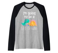 Amateurs de Dinosaures, Je Vais être Un Grand Cousin, équipage, Filles et garçons Manche Raglan