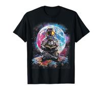 Amateurs de livres Cool Astronaute Reading Books In Space Kids Mens T-Shirt