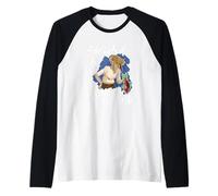 Amateurs de mangas animés Lucky Fishing Fisher Manche Raglan